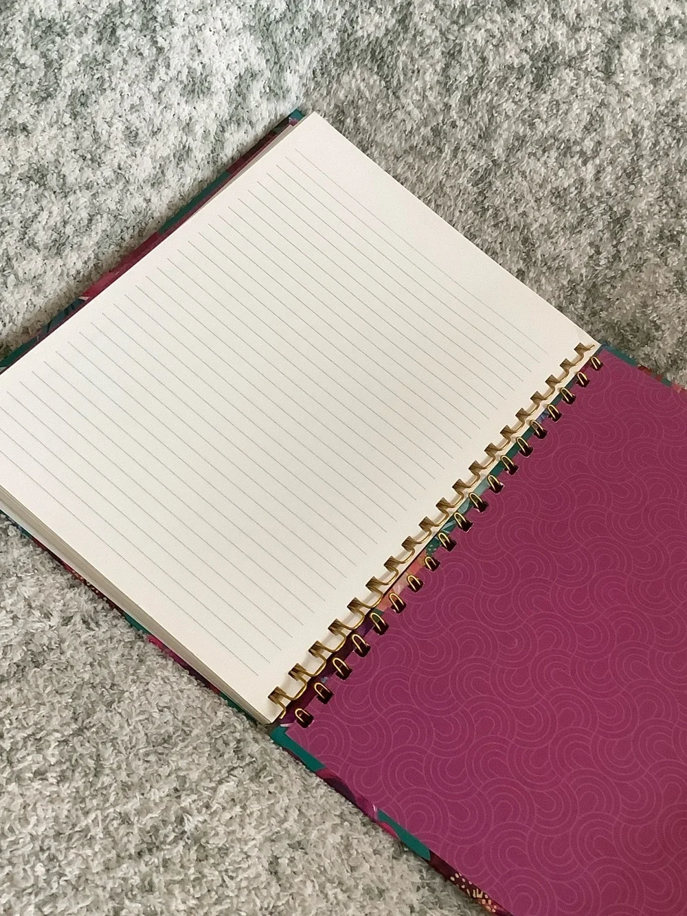 Clementine Paper Co Floral Brights Lined Journal Hardcover Notebook NWT 8.25”x10